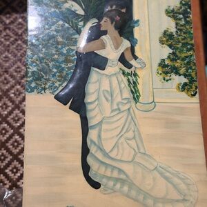 Artistic painted box for collectibles or jewelry Renoir Dance In The City Lovely